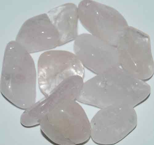 11 Pink Morganite Tumbled Stones#4