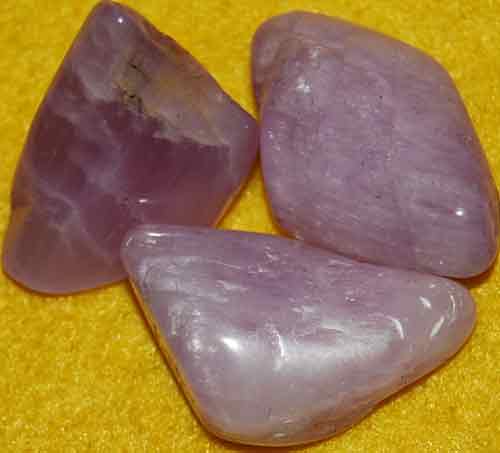 3 Nigerian Kunzite Tumbled Stones #11