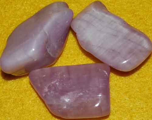 3 Nigerian Kunzite Tumbled Stones #15