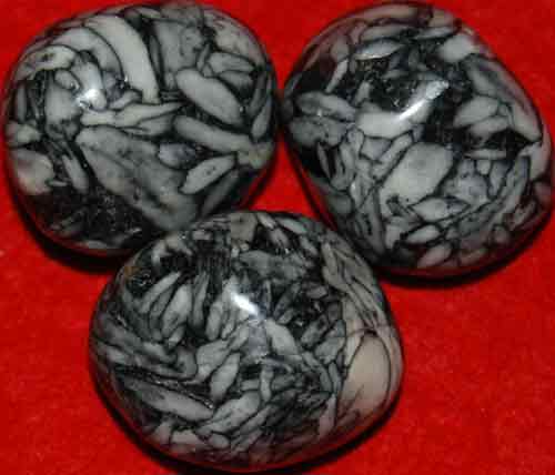 3 Pinolite Tumbled Stones #12