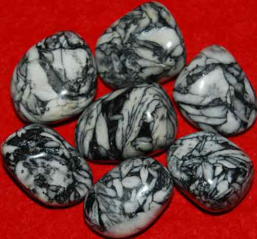 7 Pinolite Tumbled Stones #16
