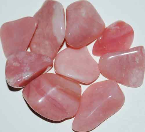 9 Peruvian Pink Opal (Grade AA) Tumbled Stones #12
