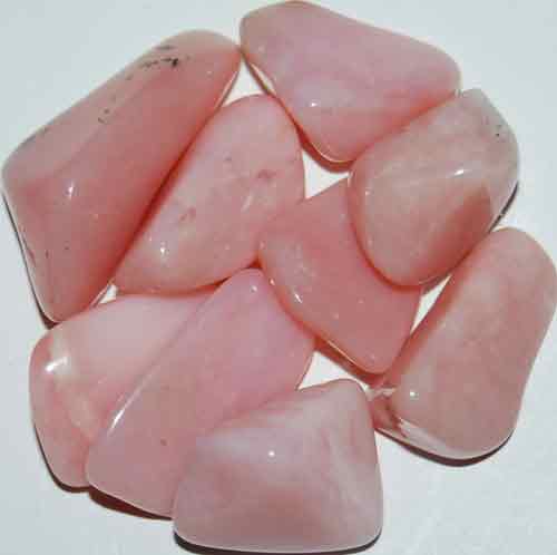 9 Peruvian Pink Opal (Grade AA) Tumbled Stones #6
