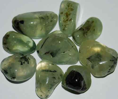 9 Prehnite Tumbled Stones (Grade AAA) #11