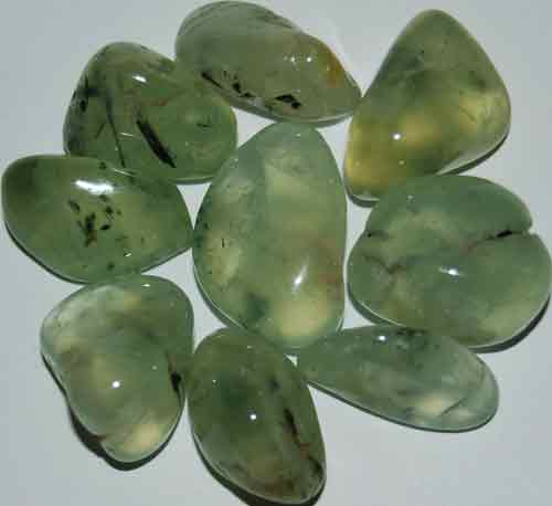 9 Prehnite Tumbled Stones (Grade AAA) #13