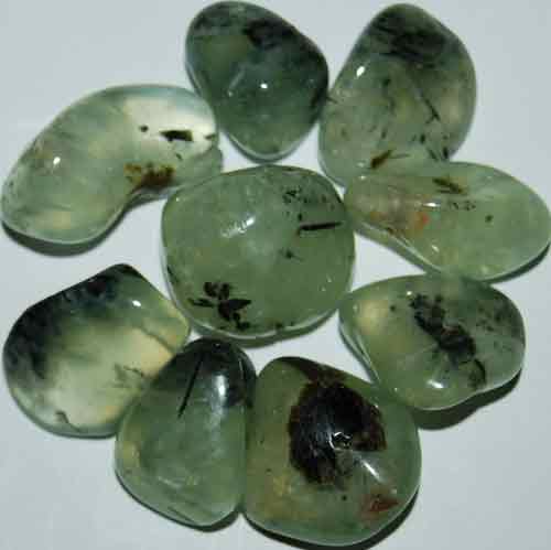 9 Prehnite Tumbled Stones (Grade AAA) #6