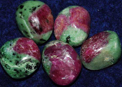 5 Ruby Zoisite (Anyolite) Tumbled Stones #4