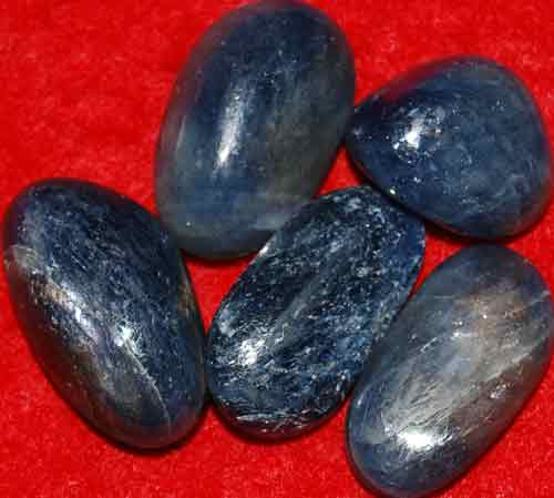 5 Sapphire Tumbled Stones #1