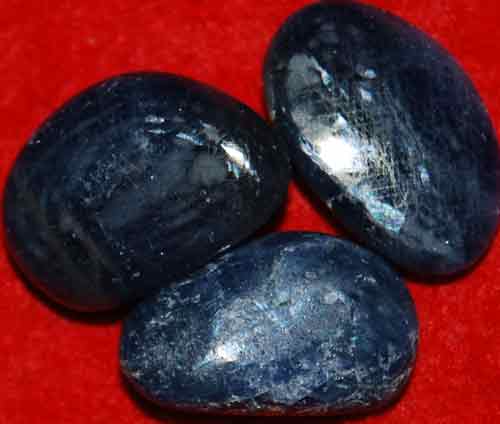 3 Sapphire Tumbled Stones #2