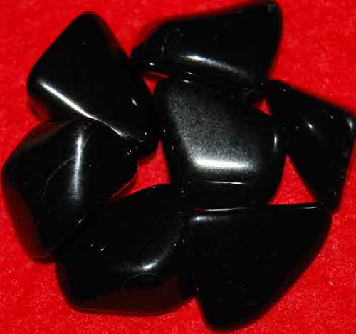7 Schorl (Black Tourmaline) Tumbled Stones #13