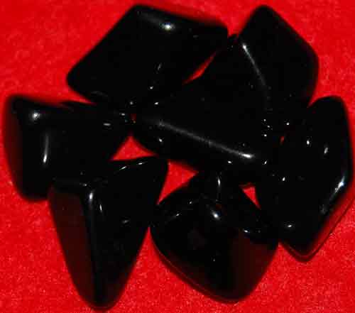 7 Schorl (Black Tourmaline) Tumbled Stones #14
