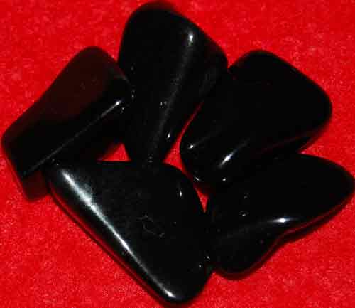5 Schorl (Black Tourmaline) Tumbled Stones #8