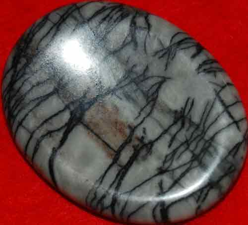 Egyptian Zebra Jasper Worry/Thumb Stone #10