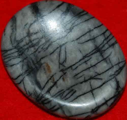 Egyptian Zebra Jasper Worry/Thumb Stone #13