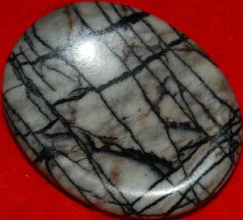 Egyptian Zebra Jasper Worry/Thumb Stone #20