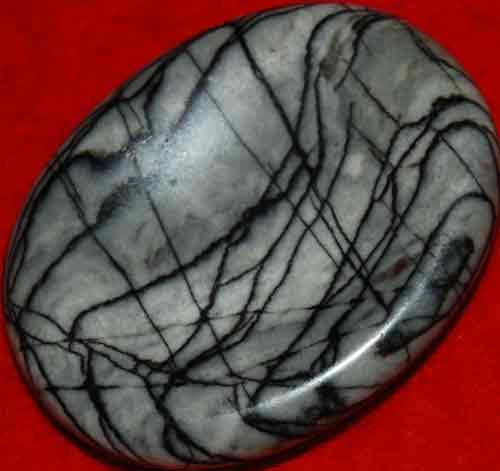 Egyptian Zebra Jasper Worry/Thumb Stone #3