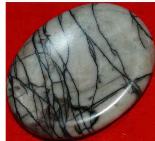 Egyptian Zebra Jasper Worry/Thumb Stone #8