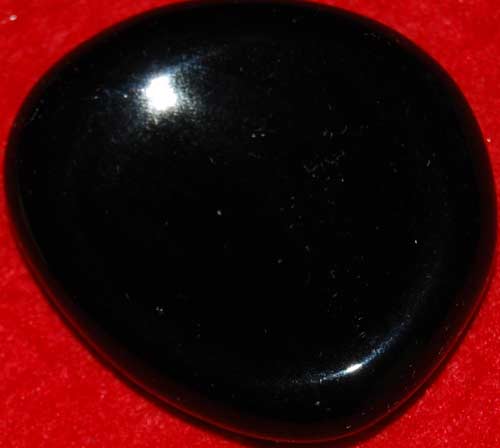 Black Obsidian Worry Stone #6