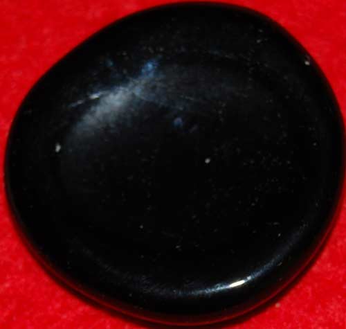 Black Obsidian Worry Stone #9