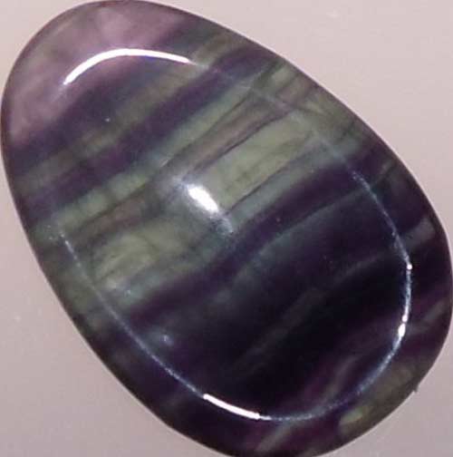 Rainbow Fluorite Worry Stone #12