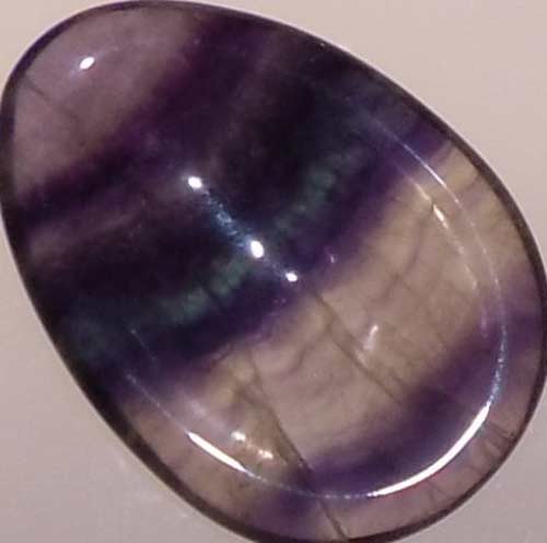 Rainbow Fluorite Worry Stone #5