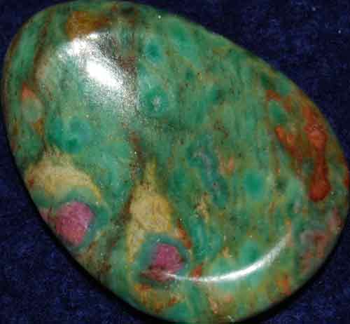 Ruby in Fuchsite Worry Stone #13
