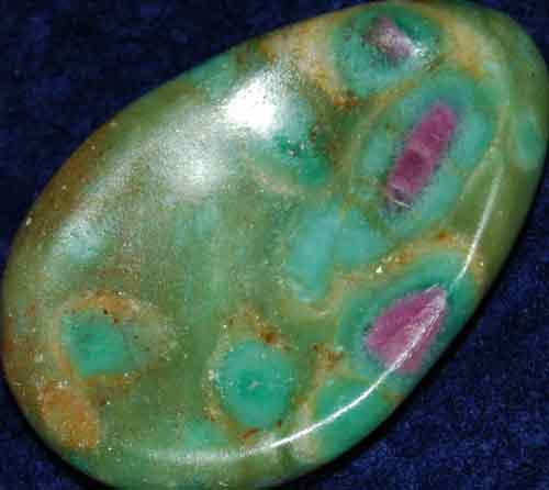 Ruby in Fuchsite Worry Stone #2