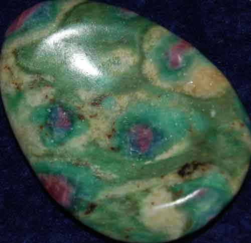 Ruby in Fuchsite Worry Stone #3