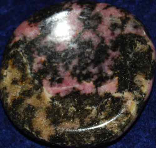 Rhodonite Worry Stone #3