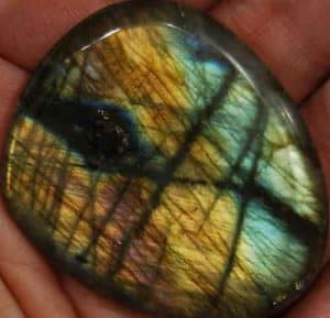 Labradorite Palm Stone #22