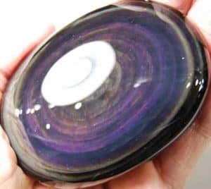Rainbow Obsidian Soap-Shaped Palm Stone #11