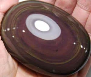 Rainbow Obsidian Soap-Shaped Palm Stone #15