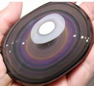 Rainbow Obsidian Soap-Shaped Palm Stone #4