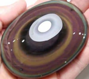Rainbow Obsidian Soap-Shaped Palm Stone #8