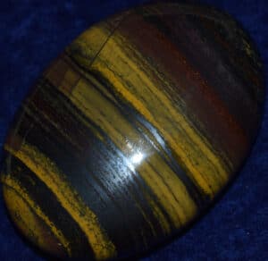 Large Soap-Shaped Hematite and Jasper Palm Stone #20