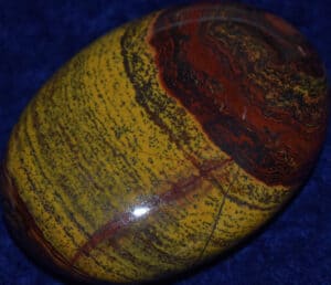 Large Soap-Shaped Hematite and Jasper Palm Stone #6