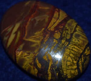 Large Soap-Shaped Hematite and Jasper Palm Stone #8
