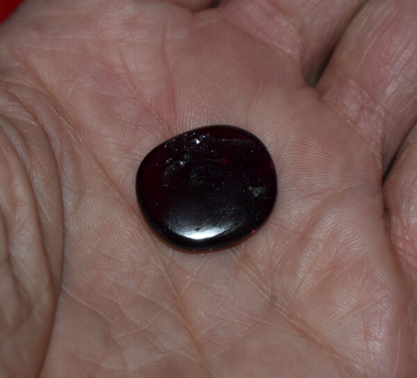 Rhodolite Garnet Palm Stone #5